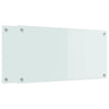 Valkoinen keittiön suojapaneeli Joldos 80x40x0.8cm (karkaistu lasi)