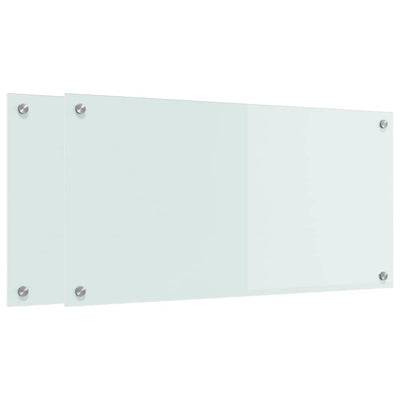 Valkoinen keittiön suojapaneeli Joldos 80x40x0.8cm (karkaistu lasi)