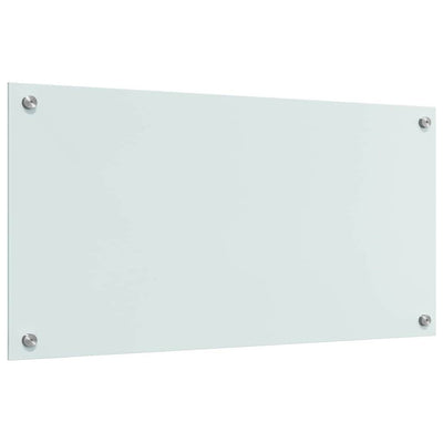 Valkoinen keittiön suojapaneeli Joldos 80x40x0.8cm (karkaistu lasi)