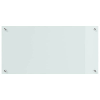 Valkoinen keittiön suojapaneeli Joldos 80x40x0.8cm (karkaistu lasi)