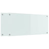 Valkoinen keittiön suojapaneeli Timoteea 90x40x0.8cm (karkaistu lasi)