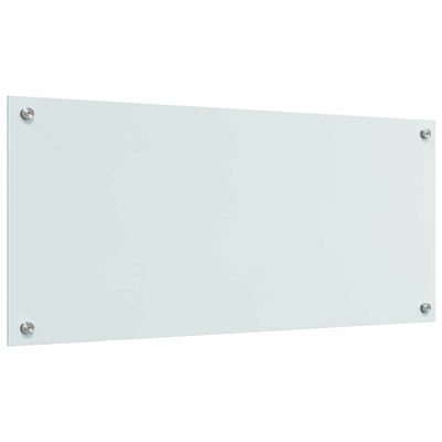 Valkoinen keittiön suojapaneeli Timoteea 90x40x0.8cm (karkaistu lasi)