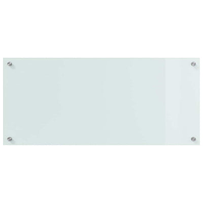 Valkoinen keittiön suojapaneeli Timoteea 90x40x0.8cm (karkaistu lasi)