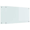 2 kpl keittiön suojapaneeli Valkoinen 90 x 50 cm karkaistusta lasista