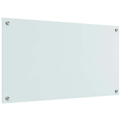 Valkoinen keittiön suojapaneeli Auratei 90x50x0.8cm (karkaistu lasi)