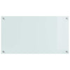 Valkoinen keittiön suojapaneeli Auratei 90x50x0.8cm (karkaistu lasi)
