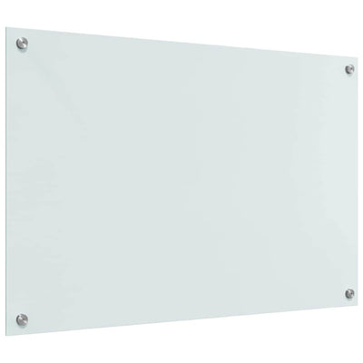 Valkoinen keittiön suojapaneeli Jacquelin 90x60x0.8cm (karkaistu lasi)