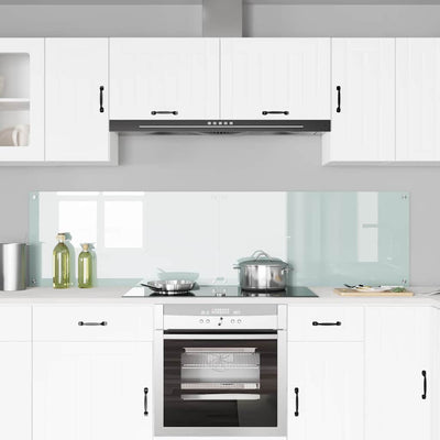 Valkoinen keittiön suojapaneeli Dendyuk 100x50x0.8cm