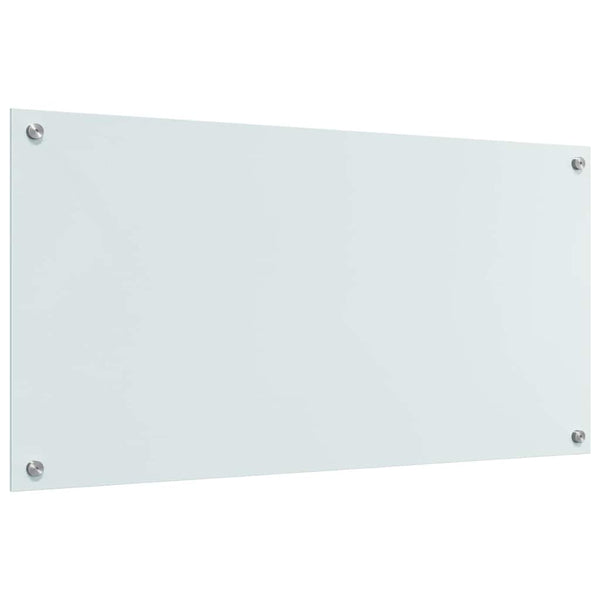 Keittiön suojapaneeli 2 kpl Valkoinen 100 cm x 50 cm