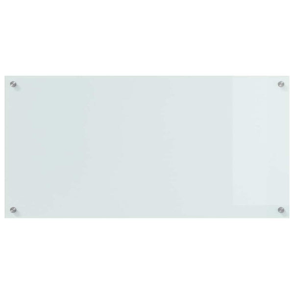 Keittiön suojapaneeli 2 kpl Valkoinen 100 cm x 50 cm