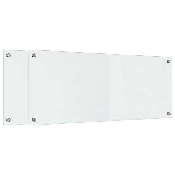 Keittiön suojapaneeli 2 kpl Läpinäkyvä 100 cm x 40 cm
