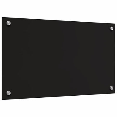 Musta keittiön suojapaneeli Soodi 70x40x0.8cm (karkaistu lasi)