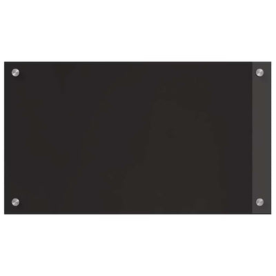 Musta keittiön suojapaneeli Soodi 70x40x0.8cm (karkaistu lasi)