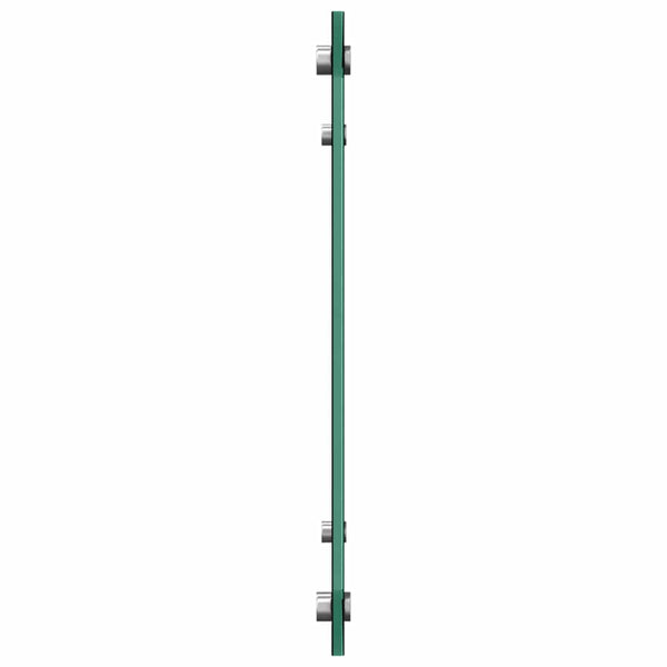 Keittiön suojapaneeli 2 pcs Musta 70 x 40 cm karkaistu lasi