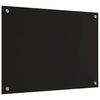 Musta keittiön suojapaneeli Azhari 70x50x0.8cm (karkaistu lasi)