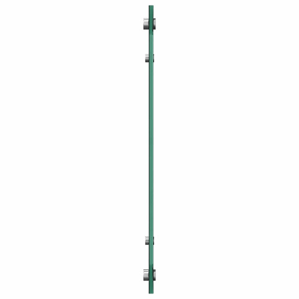 Keittiön suojapaneeli 2 pcs Musta 70 x 50 cm karkaistu lasi