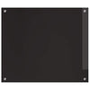 Keittiön suojapaneeli 2 pcs Musta 70 x 60 cm karkaistu lasi