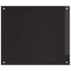 Musta keittiön suojapaneeli Pompilia 70x60x0.8cm (karkaistu lasi)