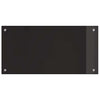 Musta keittiön suojapaneeli Isidora 80x40x0.8cm (karkaistu lasi)