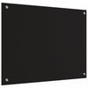 Musta keittiön suojapaneeli Sheena 80x60x0.8cm (karkaistu lasi)