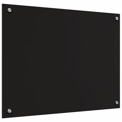 Musta keittiön suojapaneeli Sheena 80x60x0.8cm (karkaistu lasi)