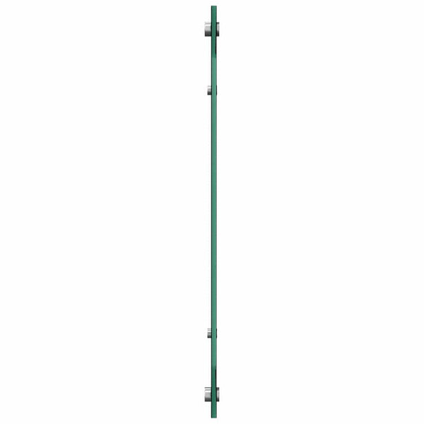 2 kpl keittiön suojapaneelia Musta 90 x 60 cm karkaistusta lasia