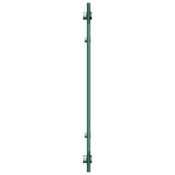 Keittiön suojapaneelit 2 kpl Musta karkaistusta lasista 100 x 40 cm