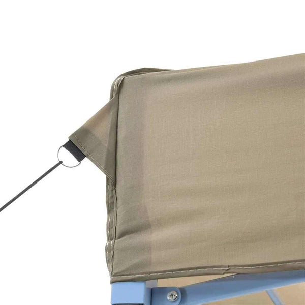 Juhlateltta Pop-up 580 x 292 x 315 cm Taupe Oxford-kangas