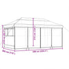 Juhlateltta Pop-up 580 x 292 x 315 cm Taupe Oxford-kangas