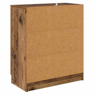 Sivupöydät 2 pcs Vanha Puu 60 x 30 x 70 cm Tekninen puu