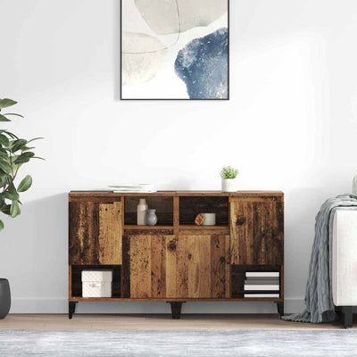 Sivupöydät 2 pcs Vanha Puu 60 x 35 x 70 cm Tekninen puu