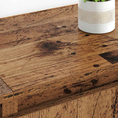 Sivupöydät 2 pcs Vanha Puu 60 x 35 x 70 cm Tekninen puu