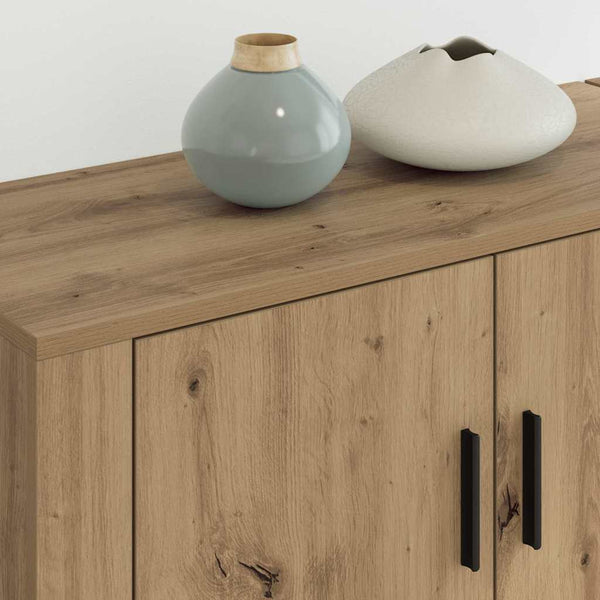 2-osainen TV-kaappisarja Artisan tammesta seinälle kiinnitettävä