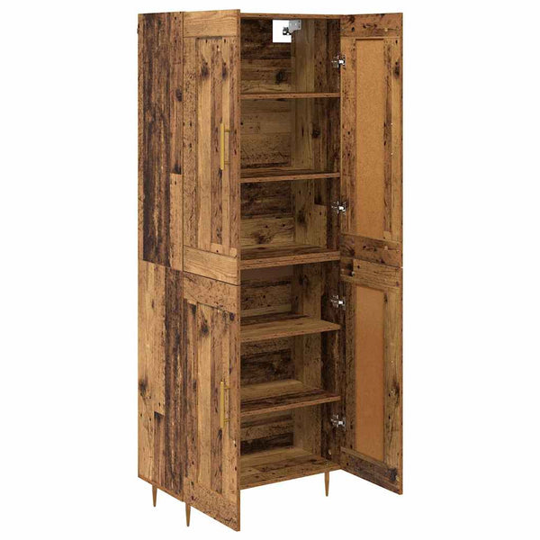Korkea kaappi Vanha Puu 69,5 x 34 x 180 cm Tekninen puu