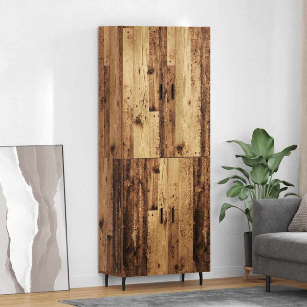 Korkea kaappi 69,5 x 34 x 180 cm Vanha Puu