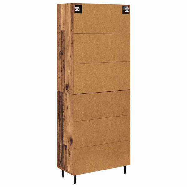 Korkea kaappi 69,5 x 34 x 180 cm Vanha Puu
