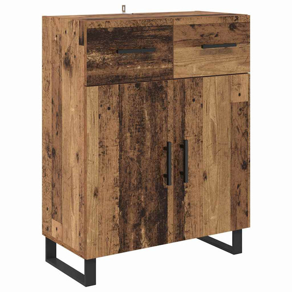 Korkea kaappi 180 cm Vanha puu 69,5 x 34 cm Tekninen puu