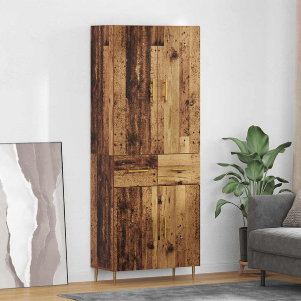 Korkea kaappi 69,5 x 180 cm 34 Vanha Puu Tekninen puu