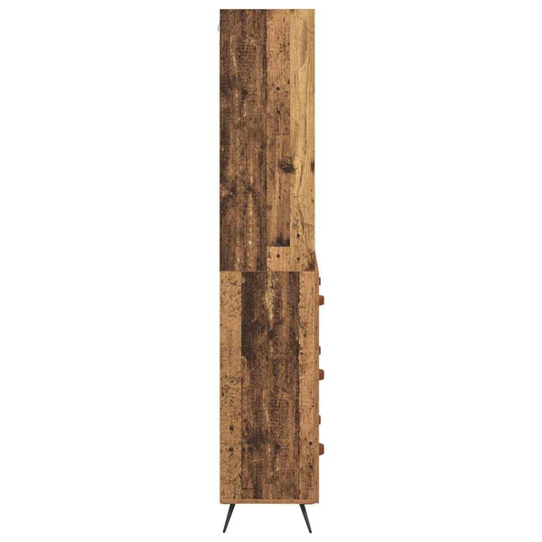 Korkea kaappi Vanha Puu 69,5 x 34 x 180 cm Tekninen puu (52)
