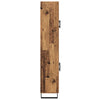 Korkea kaappi 2 kpl Vanha puu 69,5 x 34 x 180 cm