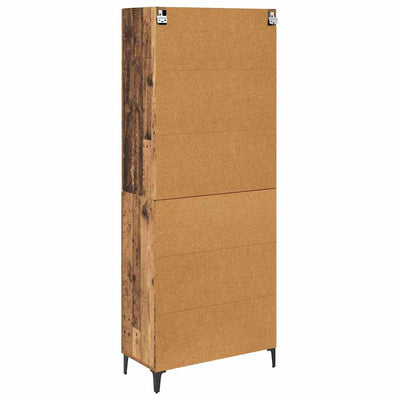 Korkea kaappi Vanha Puu 69,5 x 34 x 180 cm Tekninen puu