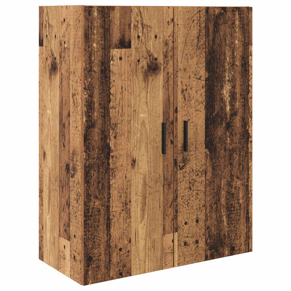 Korkea kaappi Vanha Puu laatikon kanssa 69,5 x 34 x 180 cm