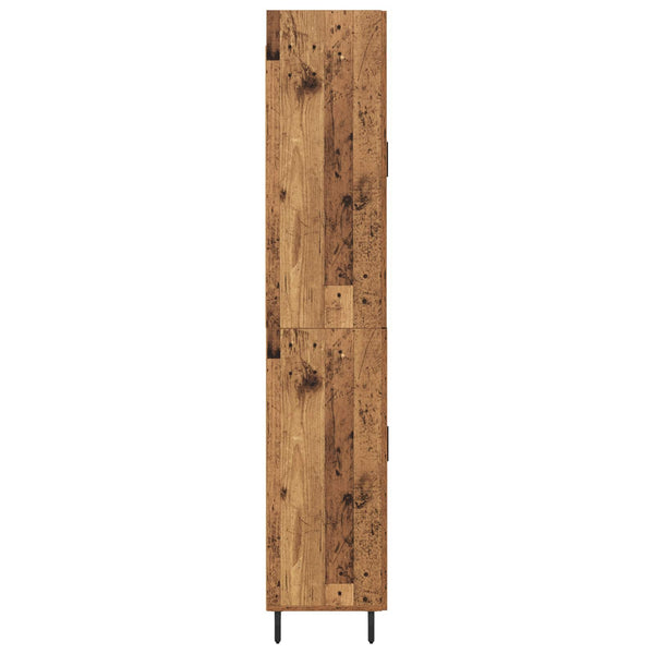 Korkea kaappi Vanha Puu laatikon kanssa 69,5 x 34 x 180 cm