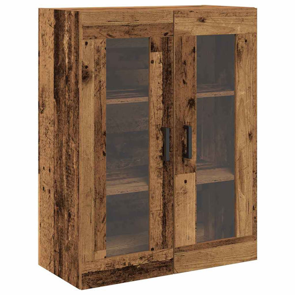 Korkea kaappi 2 kappaletta Vanha puu 69,5 x 34 x 180 cm Tekninen puu