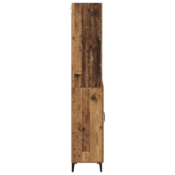 Korkea kaappi Vanha Puu 69,5 x 34 x 180 cm Tekninen puu (58)