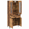 Korkea kaappi Vanha Puu 69,5 x 34 x 180 cm Tekninen puu