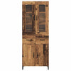 Korkea kaappi Vanha Puu 69,5 x 34 x 180 cm Tekninen puu