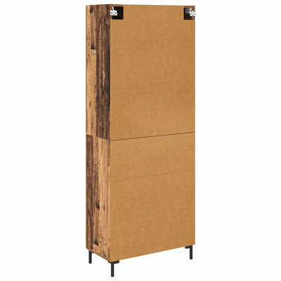 Korkea kaappi Vanha Puu 69,5 x 34 x 180 cm Tekninen puu