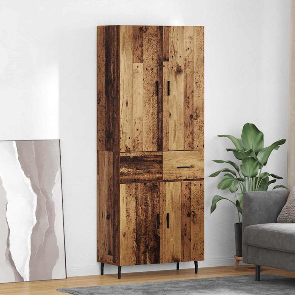 Laatikollinen korkea kaappi Vanha Puu 69,5 x 34 x 180 cm