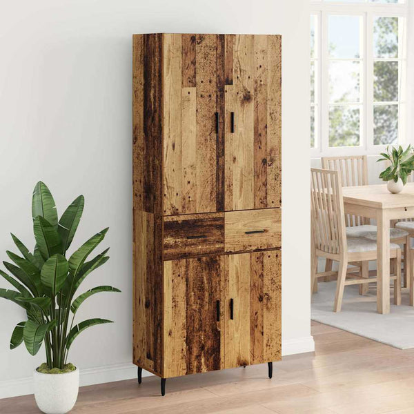 Laatikollinen korkea kaappi Vanha Puu 69,5 x 34 x 180 cm